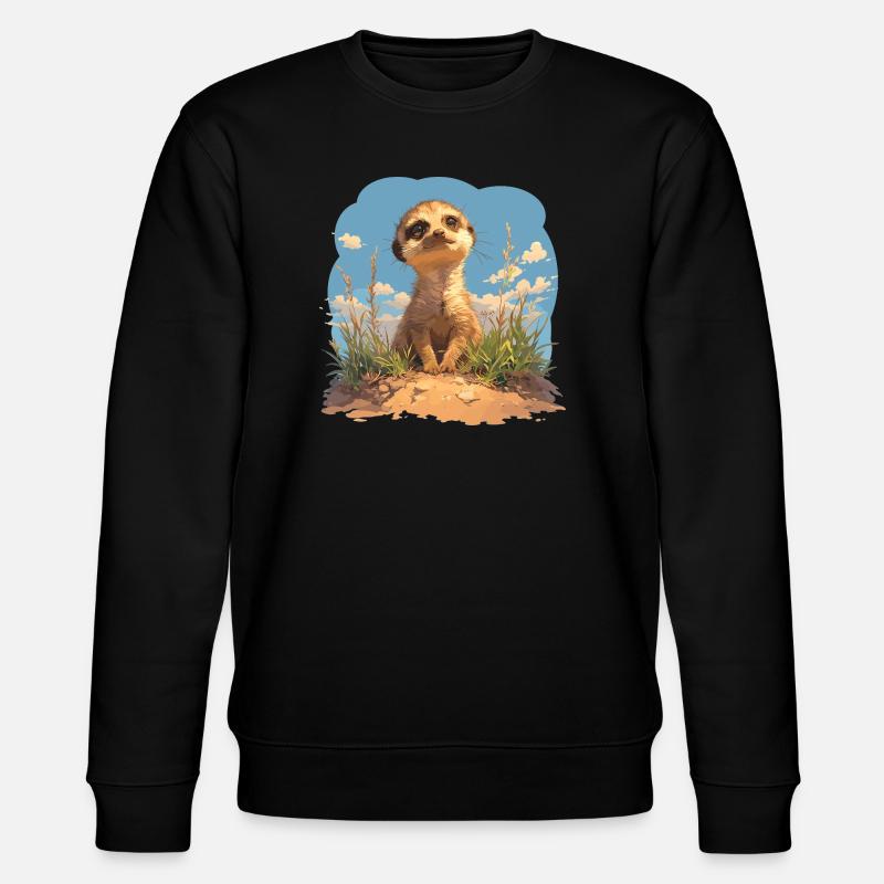 Suricate Erdmännchen - Sweat bio CHANGER Stanley/Stella Unisexe - noir
