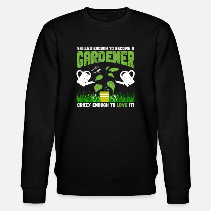 Jardinier fou habile - Sweat bio CHANGER Stanley/Stella Unisexe - noir