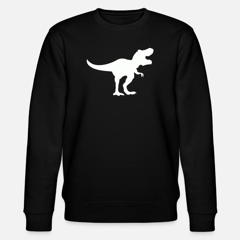 dinosaurier_trex - Sweat bio CHANGER Stanley/Stella Unisexe - noir
