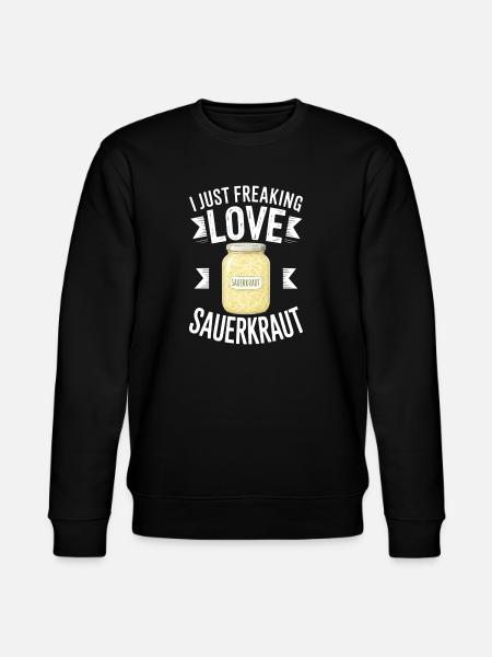 Sauerkraut Sauerkraut German dish gift - Stanley/Stella CHANGER Unisex Organic Sweatshirt - black