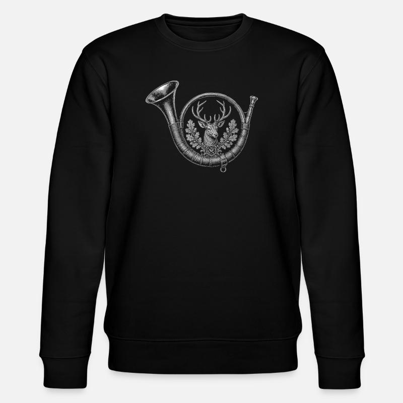 bugle - Stanley/Stella CHANGER Unisex Organic Sweatshirt - black