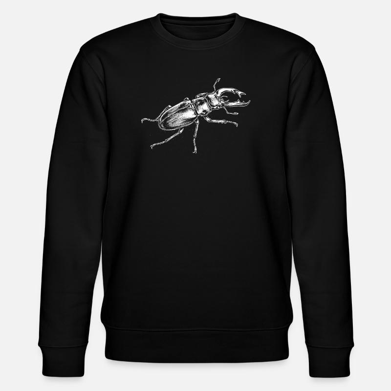 Big Insect Drawing-Design - Stanley/Stella Unisex Bio-Sweatshirt CHANGER  - Schwarz