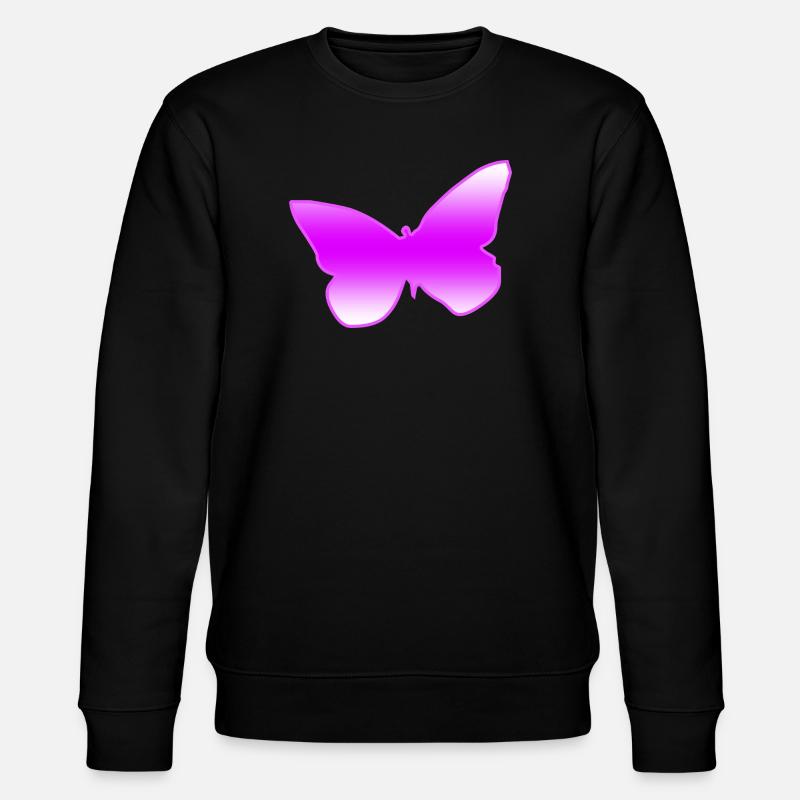 Papillon - Sweat bio CHANGER Stanley/Stella Unisexe - noir
