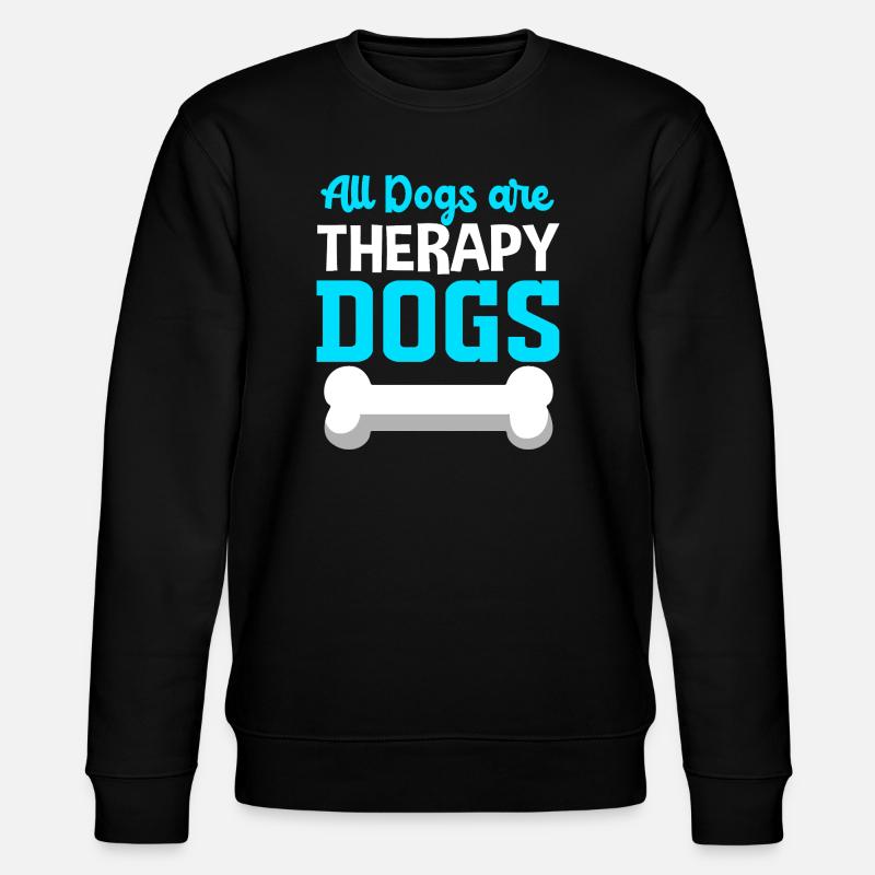 Chien de thérapie - Sweat bio CHANGER Stanley/Stella Unisexe - noir