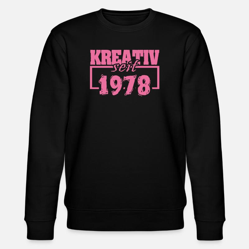 Maler 1978 - Stanley/Stella Unisex Bio-Sweatshirt CHANGER  - Schwarz