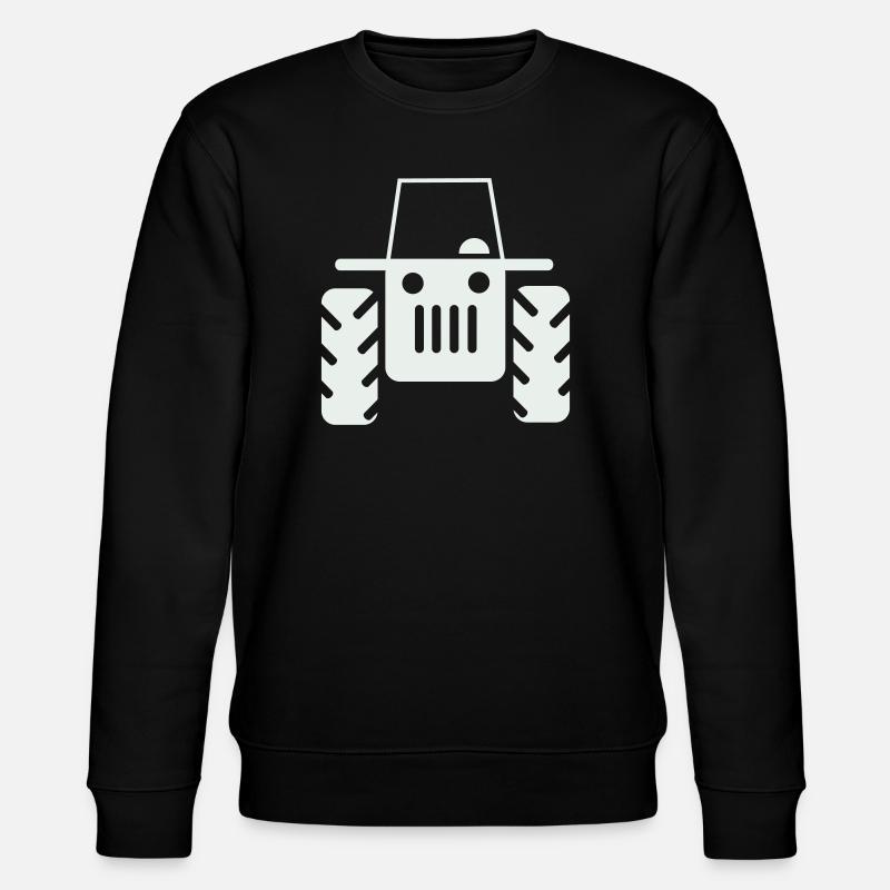 Tracteur rétro - Sweat bio CHANGER Stanley/Stella Unisexe - noir
