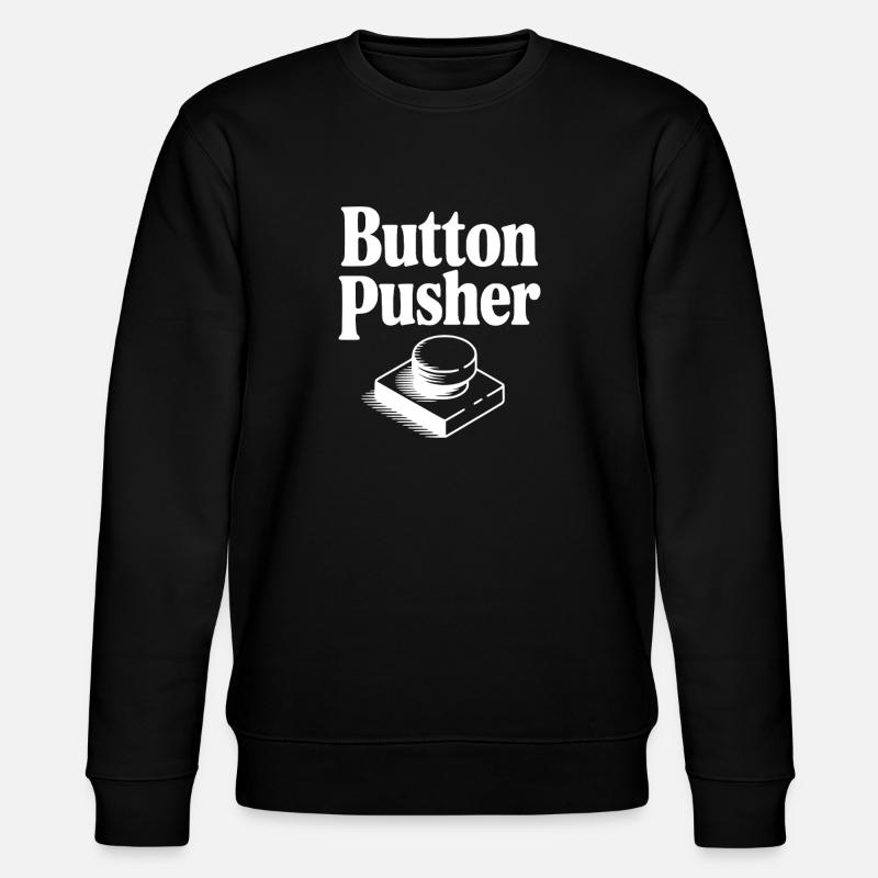 Presseur de boutons - Sweat bio CHANGER Stanley/Stella Unisexe - noir