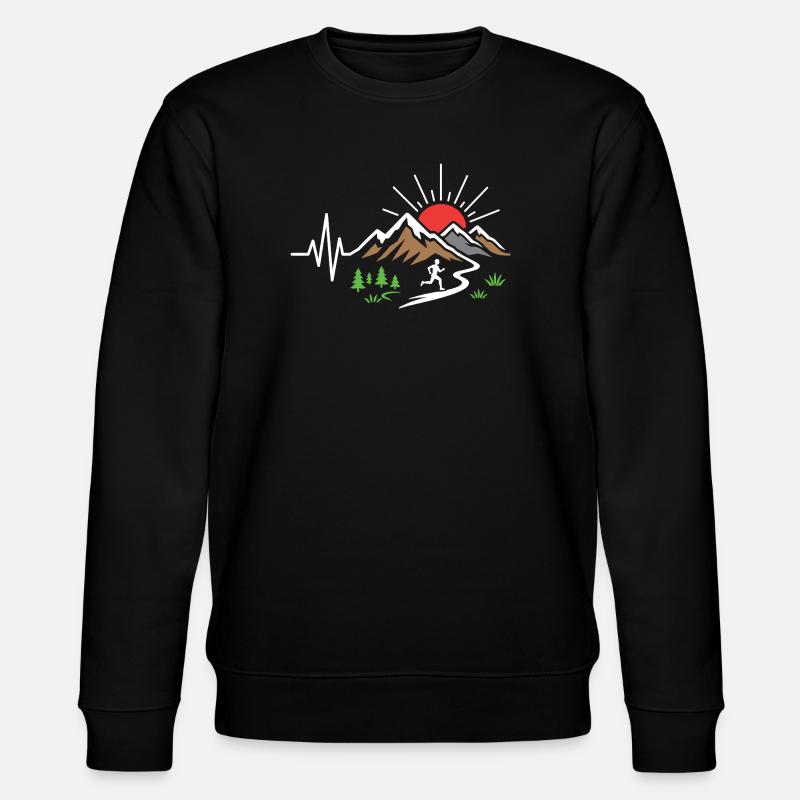 Trail Running - Stanley/Stella CHANGER Unisex Organic Sweatshirt - black