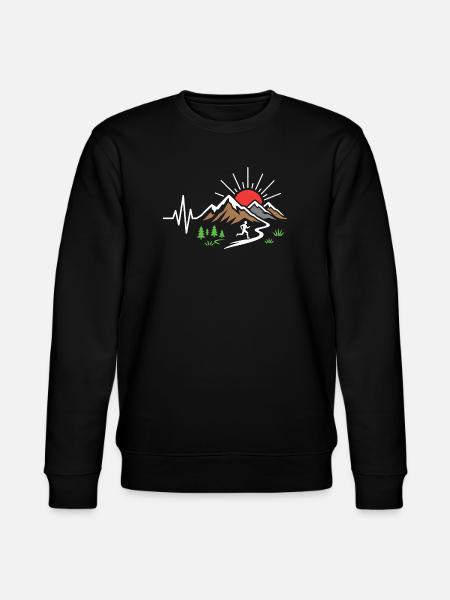 Course sur sentier - Sweat bio CHANGER Stanley/Stella Unisexe - noir
