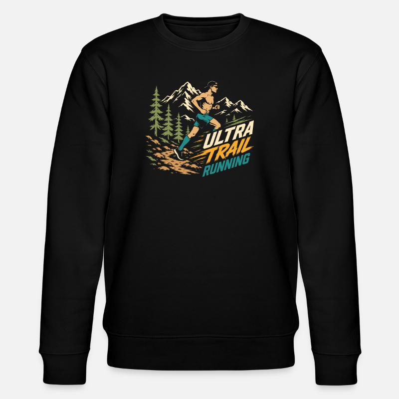 Ultra-Trailrunning - Stanley/Stella Unisex Bio-Sweatshirt CHANGER  - Schwarz