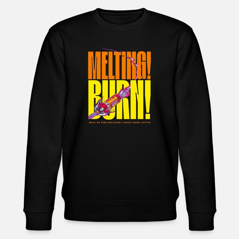 FOND ! Mur de Feu - Sweat bio CHANGER Stanley/Stella Unisexe - noir