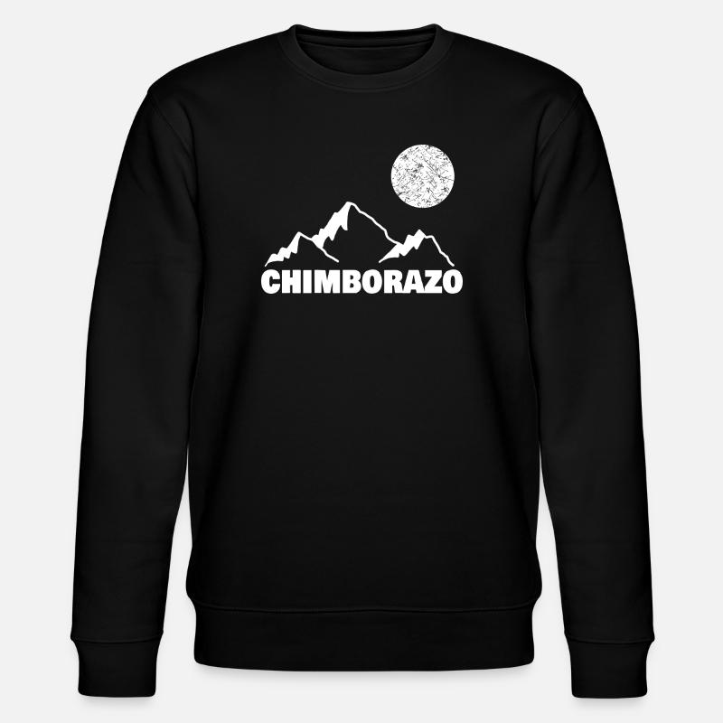 chimborazo - Stanley/Stella Unisex Bio-Sweatshirt CHANGER  - Schwarz