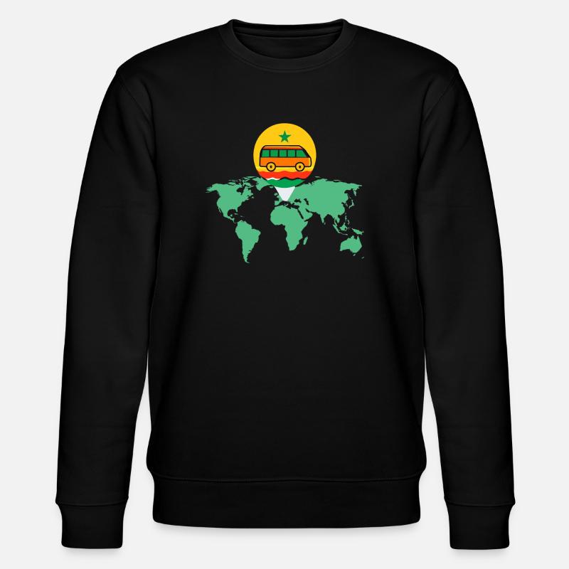 Senegal - Stanley/Stella Unisex Bio-Sweatshirt CHANGER  - Schwarz