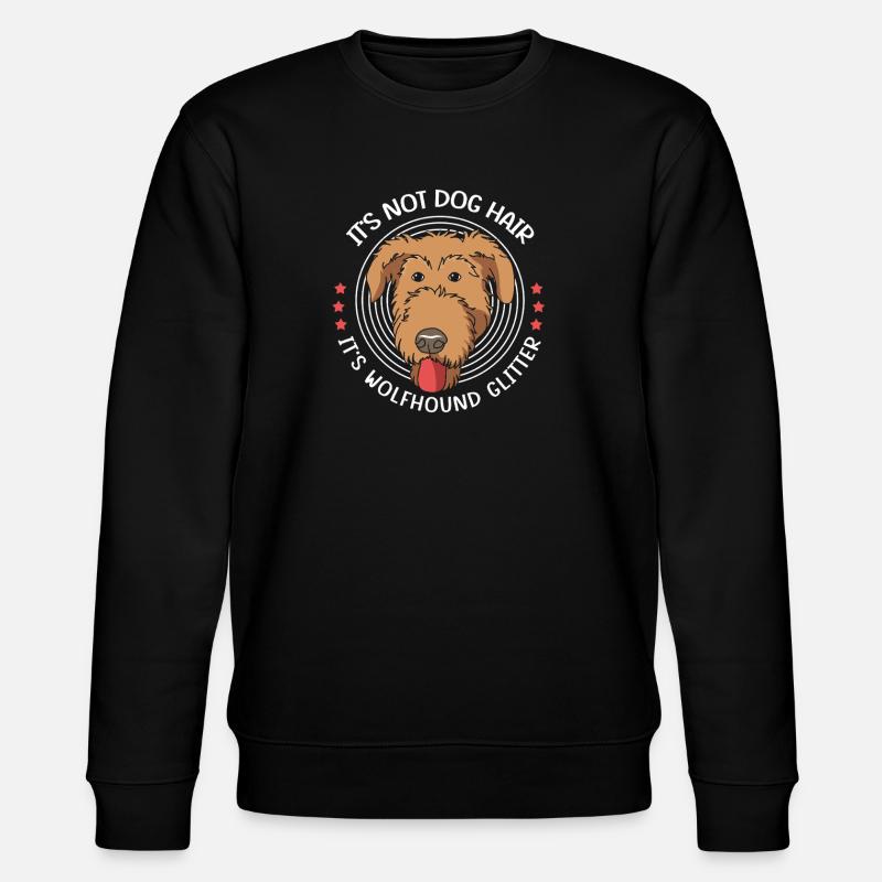 Irish wolfhound - Stanley/Stella CHANGER Unisex Organic Sweatshirt - black