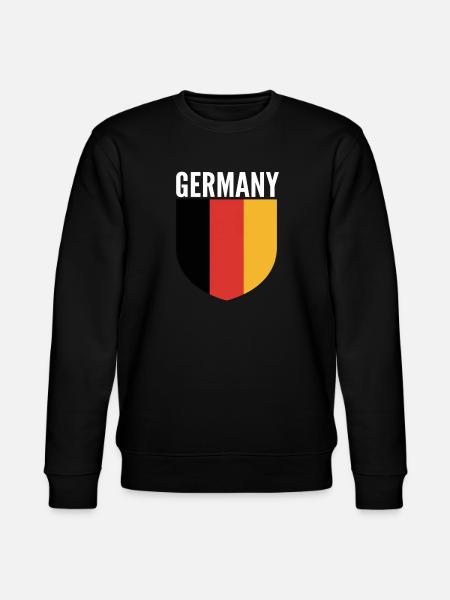 Germany Shield Flag Design - Stanley/Stella CHANGER Unisex Organic Sweatshirt - black