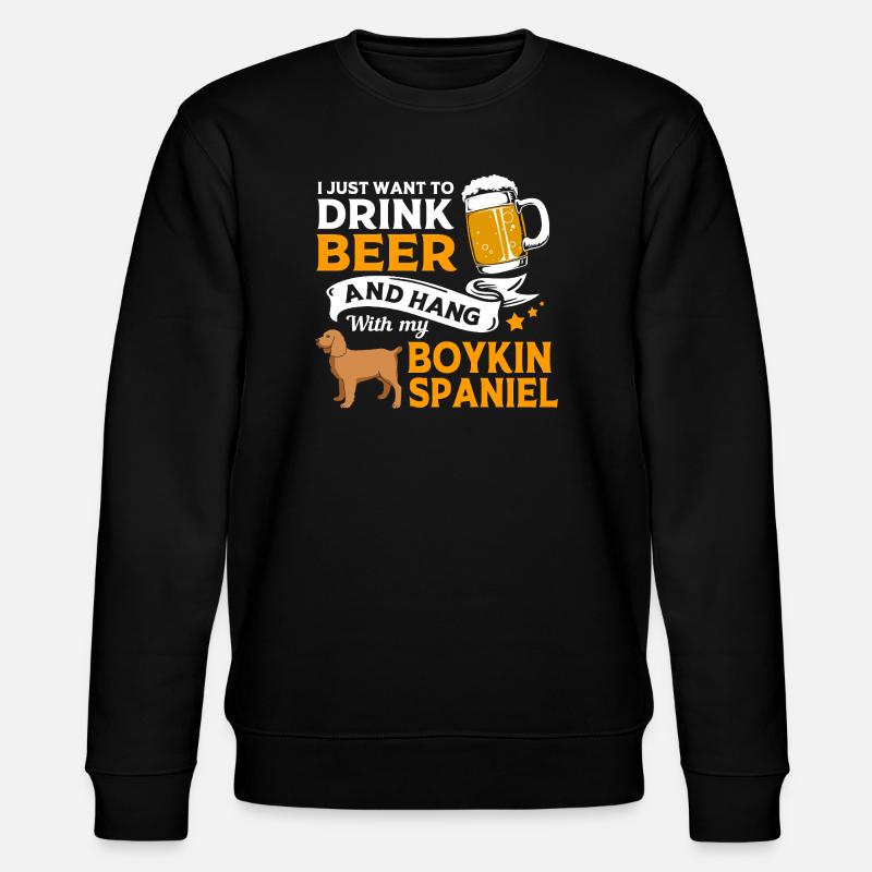 Boykin Spaniel - Stanley/Stella Unisex Bio-Sweatshirt CHANGER - Schwarz