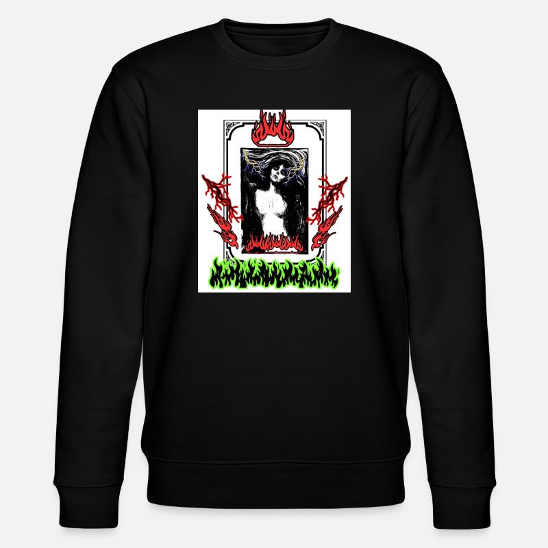Design_ohne_Titel - Stanley/Stella Unisex Bio-Sweatshirt CHANGER - Schwarz