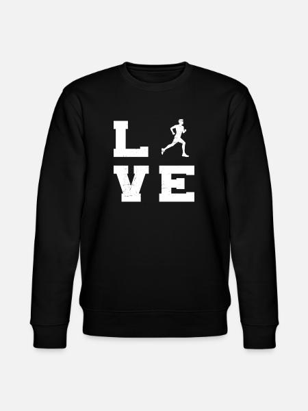 Geschenkidee für einen Running mit Running - Stanley/Stella Unisex Bio-Sweatshirt CHANGER  - Schwarz