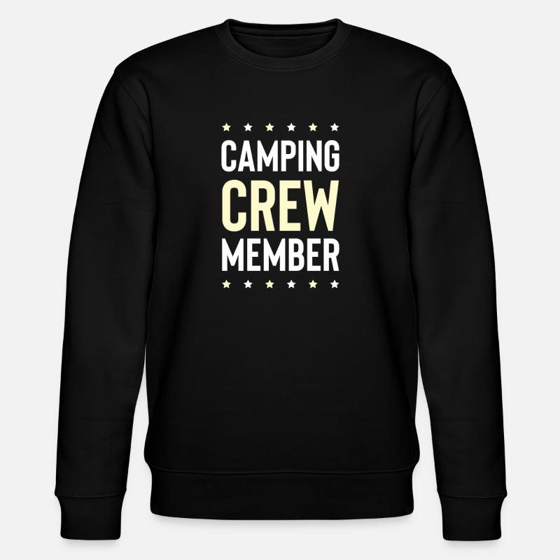 Camping Crew - Stanley/Stella Unisex Bio-Sweatshirt CHANGER - Schwarz