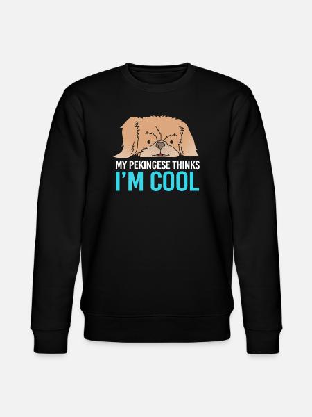 Pekingese Peningese - Stanley/Stella CHANGER Unisex Organic Sweatshirt - black
