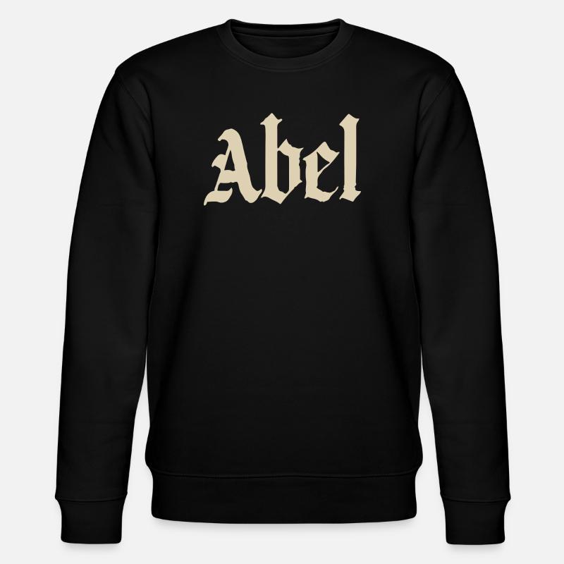 Abel Gothic Script - Stanley/Stella Unisex Bio-Sweatshirt CHANGER - Schwarz