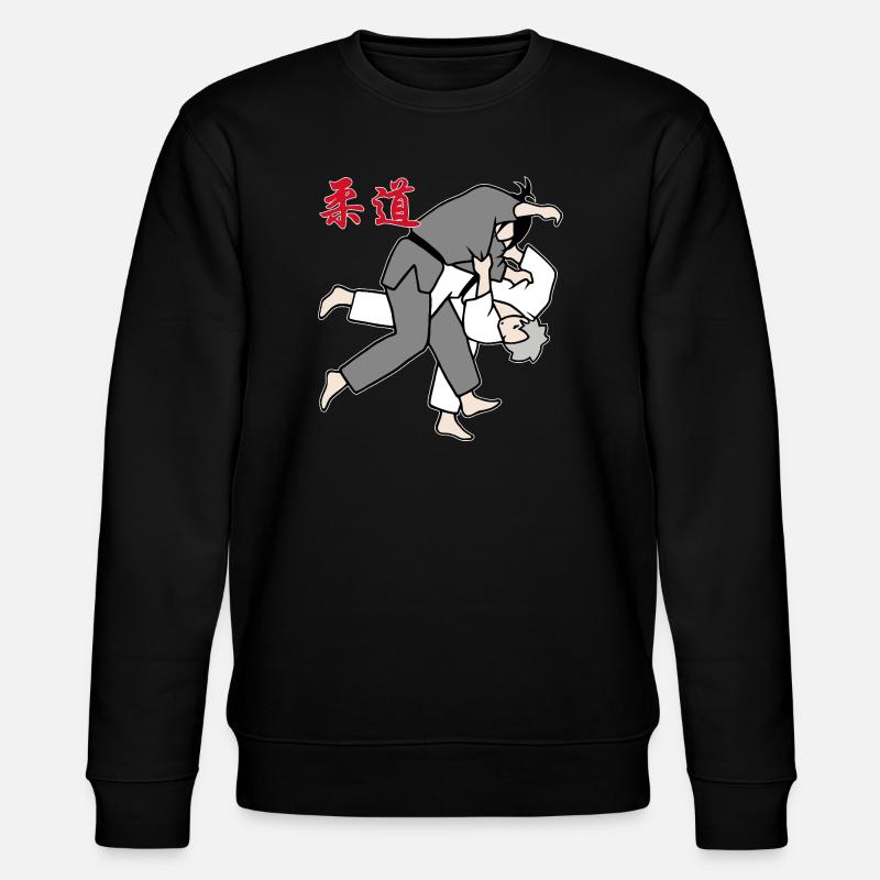 Judo - Uchi mata - Stanley/Stella Unisex Bio-Sweatshirt CHANGER  - Schwarz