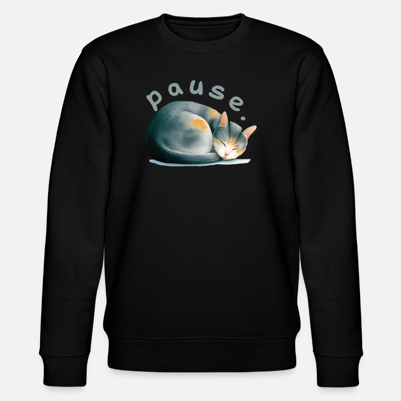 Pause - Stanley/Stella Unisex Bio-Sweatshirt CHANGER - Schwarz