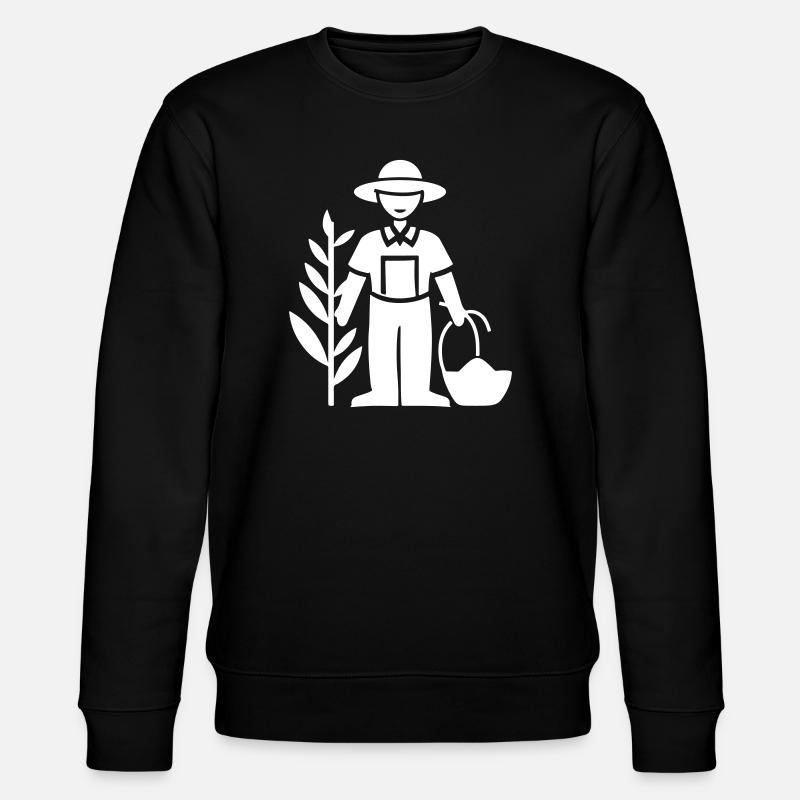 Farmer Bauer - Stanley/Stella Unisex Bio-Sweatshirt CHANGER - Schwarz