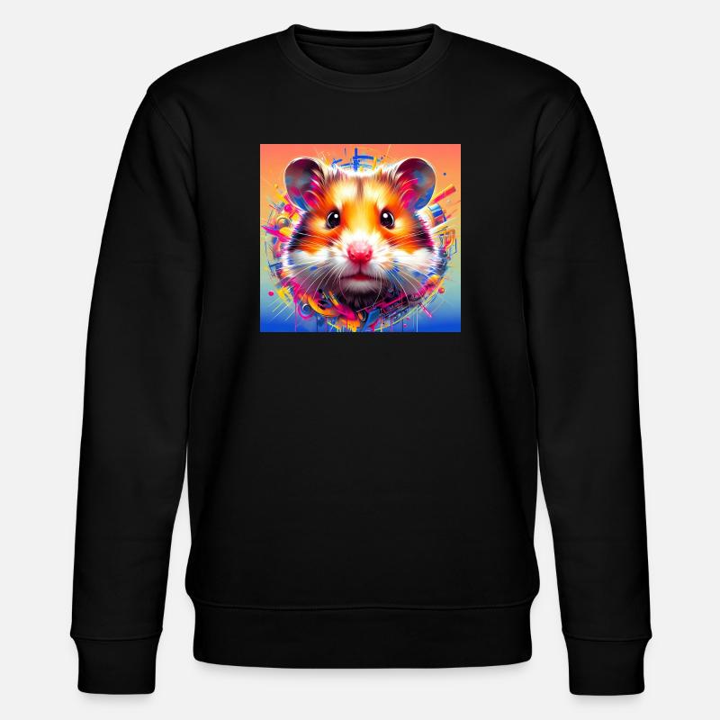 Hamster - Stanley/Stella Unisex Bio-Sweatshirt CHANGER - Schwarz