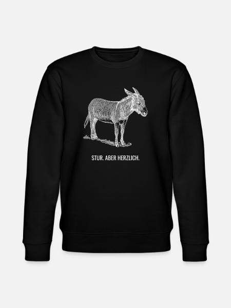 Stur. Aber herzlich. - Stanley/Stella Unisex Bio-Sweatshirt CHANGER - Schwarz