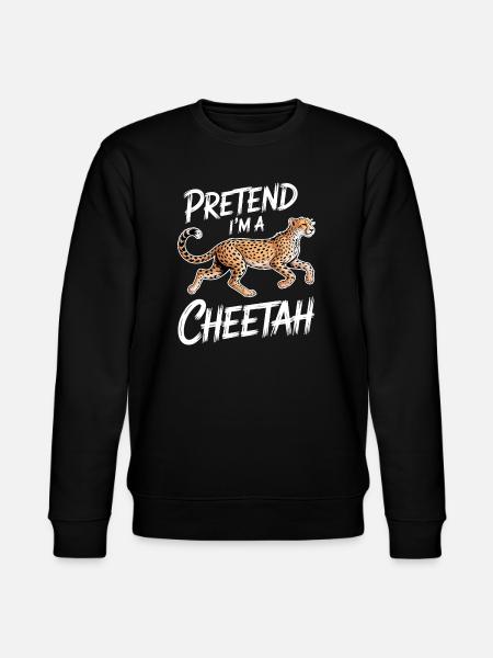 Cheetah Sayings Cheetah Funny Cheetah Gift - Stanley/Stella CHANGER Unisex Organic Sweatshirt - black