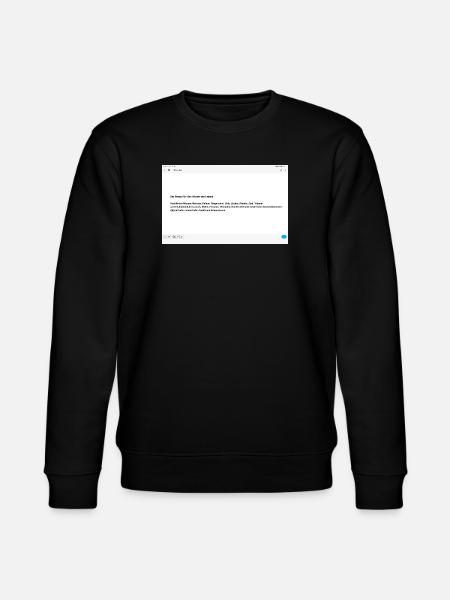 Das Wasser des Lebens - Stanley/Stella Unisex Bio-Sweatshirt CHANGER  - Schwarz
