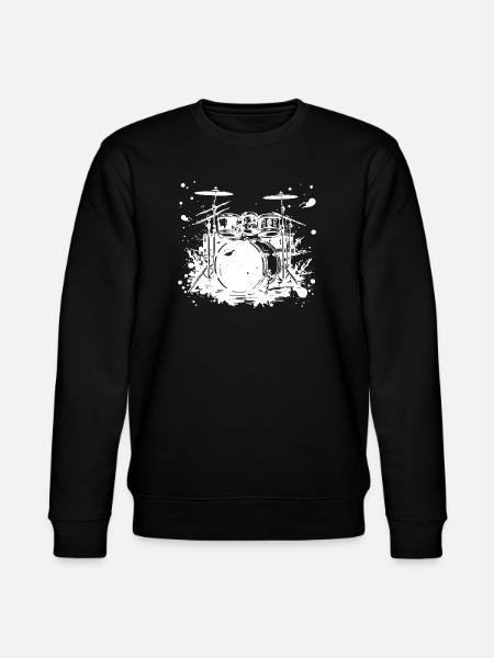 Trapset Sketch - Stanley/Stella CHANGER Unisex Organic Sweatshirt - black