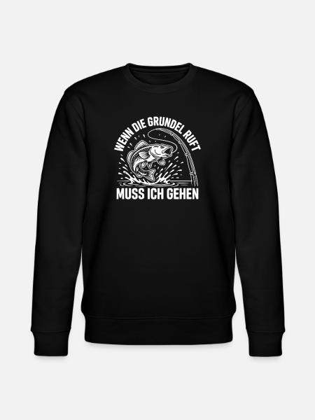 Grundel Angeln - Stanley/Stella Unisex Bio-Sweatshirt CHANGER - Schwarz