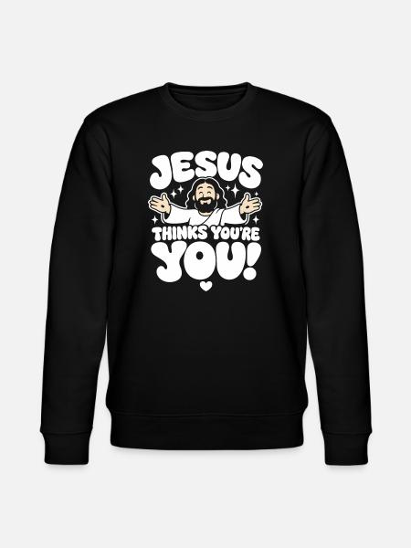 Jésus te trouve incroyable - Sweat bio CHANGER Stanley/Stella Unisexe - noir