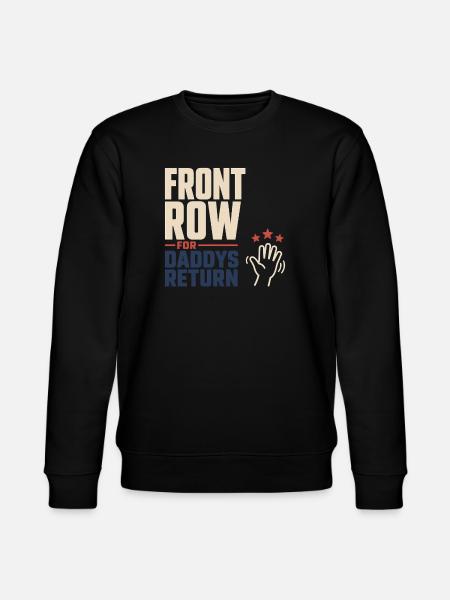 Welcome Home, Dad Military Homecoming - Stanley/Stella CHANGER Unisex Organic Sweatshirt - black