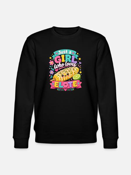 Mädchen liebt Elote - Stanley/Stella Unisex Bio-Sweatshirt CHANGER - Schwarz