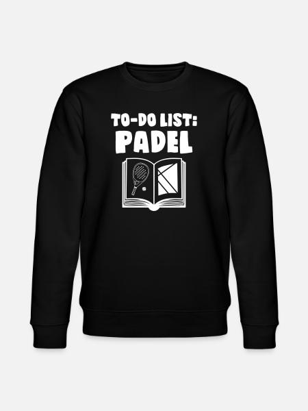 To_Do_List_Padel - Stanley/Stella Unisex Bio-Sweatshirt CHANGER - Schwarz
