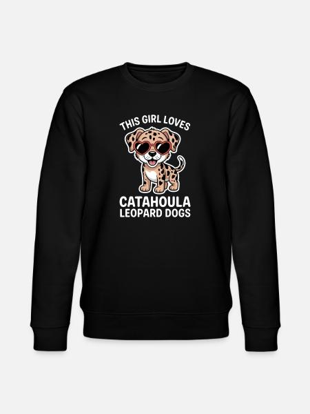 Louisiana Catahoula Leopard Dog Saying Gift - Stanley/Stella CHANGER Unisex Organic Sweatshirt - black