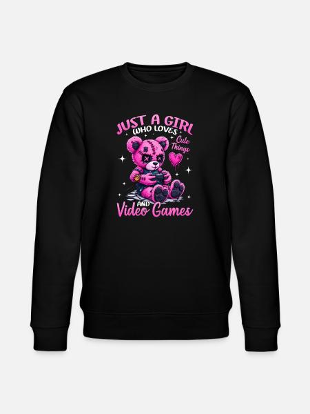 Pastel Goth Soft Goth Gaming Gamer - Stanley/Stella CHANGER Unisex Organic Sweatshirt - black