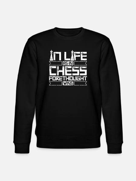 Chess Chess Player Chessboard - Stanley/Stella CHANGER Unisex Organic Sweatshirt - black