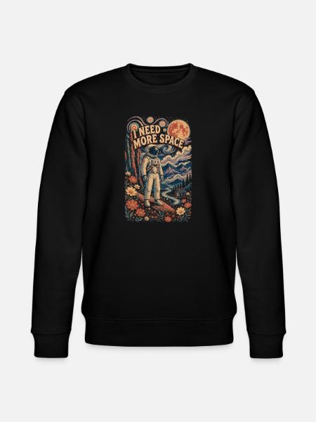 J’ai besoin de plus d’espace - Sweat bio CHANGER Stanley/Stella Unisexe - noir