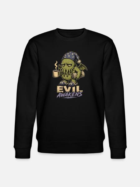 Evil Awakens: Cosmic Coffee - Stanley/Stella CHANGER Unisex Organic Sweatshirt - black