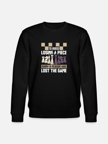 Chess Chess Player Chessboard - Stanley/Stella CHANGER Unisex Organic Sweatshirt - black