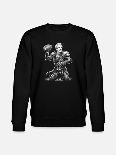 William Henry Harrison American Football - Stanley/Stella CHANGER Unisex Organic Sweatshirt - black