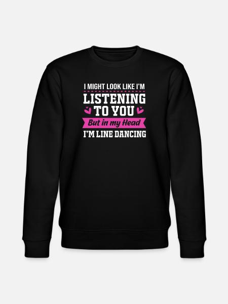 Line Dance - Stanley/Stella CHANGER Unisex Organic Sweatshirt - black