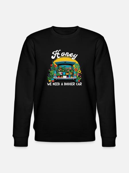 Funny gardening fun mothers - Stanley/Stella CHANGER Unisex Organic Sweatshirt - black