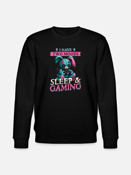 Pastel Goth Soft Goth Gaming Gamer - Stanley/Stella CHANGER Unisex Organic Sweatshirt - black