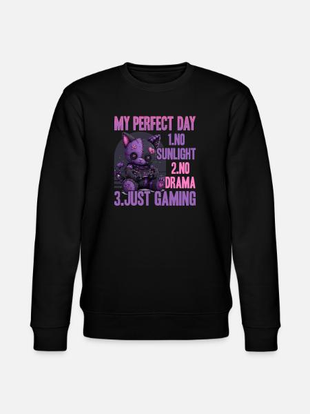 Pastel Goth Soft Goth Gaming Gamer - Stanley/Stella CHANGER Unisex Organic Sweatshirt - black