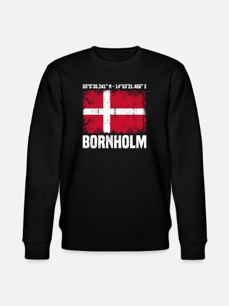 Inseltrip Bornholm - Stanley/Stella Unisex Bio-Sweatshirt CHANGER  - Schwarz
